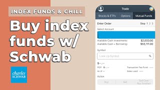 Invest in Index Funds w Charles Schwab Tutorial for Beginners  Millennial Money Honey [upl. by Anil]