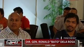 QRT Panayam kay PNP Chief Ronald Dela Rosa [upl. by Aitsirk]