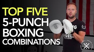 5 MUST KNOW Punch Combinations in Boxing [upl. by Anafetse]