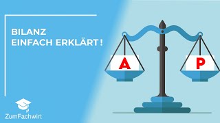 Bilanz einfach erklärt Umlaufvermögen Anlagevermögen [upl. by Ardnad]