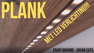 Plank zwevend met LED verlichting [upl. by Fabien]