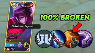 DYRROTH BEST BUILD AND EMBLEM 2023 [upl. by Kris]