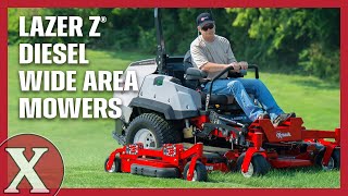 Discover Exmarks Lazer Z Diesel Wide Area Mowers [upl. by Feeley326]