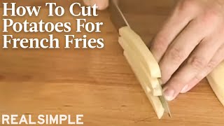 How To Cut Potatoes For French Fries  Serious Eats [upl. by Ikairik]