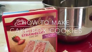 How to make Cake Mix cookies [upl. by Nylesoj]