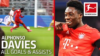 Alphonso Davies  All Goals and Assists 201920 [upl. by Dinsdale]