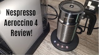 Nespresso Aeroccino 4 Milk Frother Review  Worth upgrading from the Aeroccino 3 [upl. by Colin]