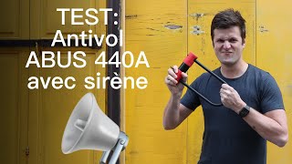 Test Abus 440 Alarm  Antivol de vélo avec alarme intégrée 🚨 [upl. by Favien485]