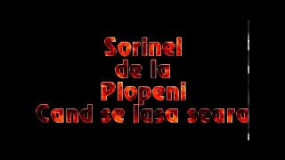 SORINEL DE LA PLOPENI  CAND SE LASA SEARA [upl. by Harmonie]