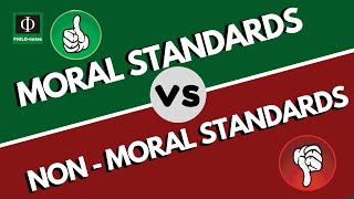 Moral Standards vs NonMoral Standards [upl. by Esoranna8]