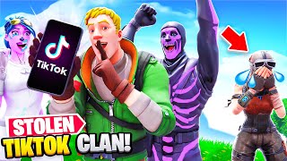 I Stole A Rare Skin TikTok Clan in Fortnite [upl. by Sawyor]