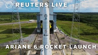 LIVE Europes Ariane 6 rocket inaugural flight [upl. by Arliene]