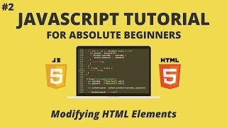 JavaScript for Beginners 2  Modifying HTML Elements getElementByID innerHTML etc [upl. by Mikol]