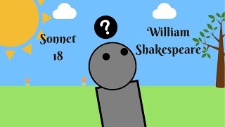 Sonnet 18 by William Shakespeare Summary and Analysis [upl. by Ilrebmyk]