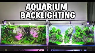 HOW TO MAKE Cheap LED Aquarium Backlighting [upl. by Ardene]