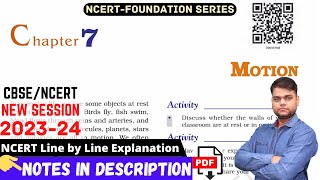 Motion Class 9 Science Chapter 8 Full Chapter [upl. by Nomyar]