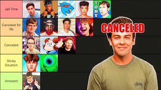 Canceled YouTuber Tier List PART 2 [upl. by Lawford]