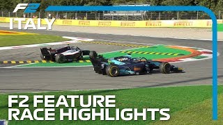 Formula 2 Feature Race Highlights  2019 Italian Grand Prix [upl. by Ahsinaw121]