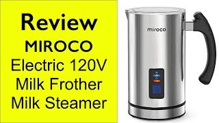 Review Miroco Milk Frother  How to make froth milk at home [upl. by Anirazc]