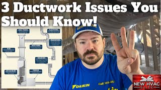 3 HVAC Ductwork ISSUES Homeowners NEED To Know [upl. by Cob496]