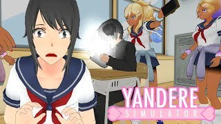 NEW phone addicts bully SENPAI TOO  Yandere Simulator  NEW BUILD [upl. by Kirk]