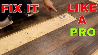 Avoid Costly Mistakes Repairing Vinyl Plank Flooring Made Easy [upl. by Anauqahs]