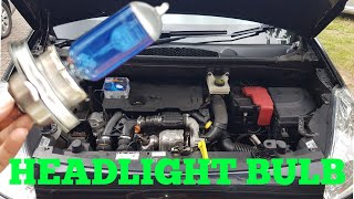 How To Change Peugeot Partner Headlight Bulb [upl. by Kylander]