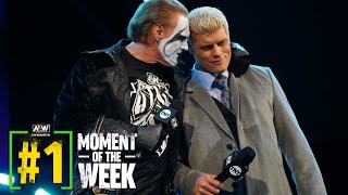 UNCUT We Hear From Sting for the First Time Ever in AEW  AEW Dynamite 12920 [upl. by Aldercy]