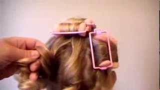 How to use sponge rollers for spiral curls [upl. by Saxena]