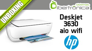 Impresora HP DeskJet 3630 AIO WiFi  Unboxing [upl. by Newmark]