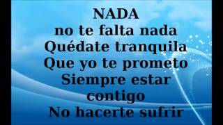 Prince Royce  Nada Letra  Lyrics [upl. by Nnaear]