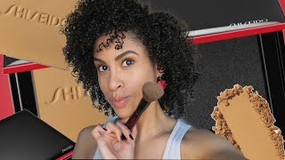 SHISEIDO  Synchro Skin SelfRefreshing Custom Finish Powder Foundation  Review  Demo  kinkysweat [upl. by Corinna]