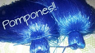 DIY Pompones de rafia [upl. by Noram]