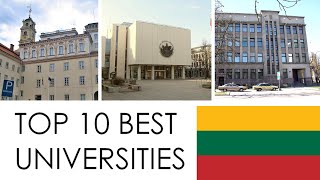 TOP 10 BEST UNIVERSITIES IN LITHUANIA  TOP 10 MEJORES UNIVERSIDADES DE LITUANIA [upl. by Mortensen]