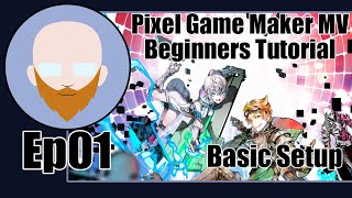 Pixel Game Maker MV Beginners Tutorial Ep01  Software Overview [upl. by Enatan539]