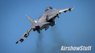 USMC AV8B Harrier Demonstration  Cleveland National Airshow 2015 [upl. by Ened791]