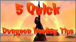 5 Quick Dungeon Healing Tips  WoW Classic Priest Leveling [upl. by Yrek]