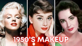 1950s OLD HOLLYWOOD GLAM Makeup Tutorial  3 Iconic Makeup Looks [upl. by Retepnhoj609]