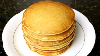 Receta de panqueques  Tortitas para desayunos [upl. by Annavoeg]