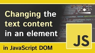 textContent  Javascript DOM Tutorial For Beginners [upl. by Shaine]