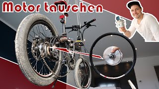 Motor am EBike wechseln │ Nabenmotor Ein Ausbau [upl. by Tecla]