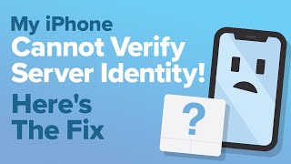 My iPhone quotCannot Verify Server Identityquot Heres The Fix [upl. by Orthman]