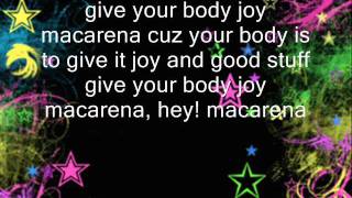 macarena english lyrics [upl. by Hartill]