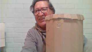 COMO HACER UN TAMBOR CON CAJAS DE CARTON Y BOLSA DE PLASTICO [upl. by Anneh]