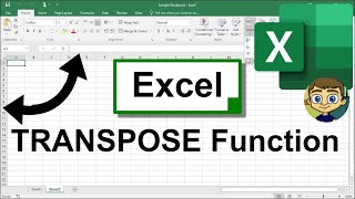 The Excel TRANSPOSE Function [upl. by Dnaltiak]