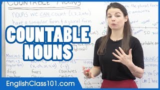 Countable Nouns  Learn English Grammar [upl. by Otsenre]