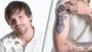 Louis Tomlinson Breaks Down His Tattoos  GQ [upl. by Assennav322]