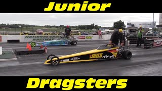 Junior Dragster Drag Racing  National Trail Raceway [upl. by Neeluj]