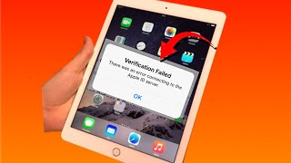 How to Fix Verification Failed Apple ID Server on iPad  iPad Mini iPad Pro iPad Air 2021 ios 14 [upl. by Assiroc]