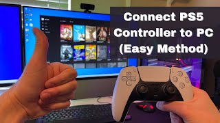 How to Connect PS5 Controller to PC Easy Method [upl. by Rozele]